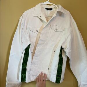 Wrangler White and Green Men's Jacket